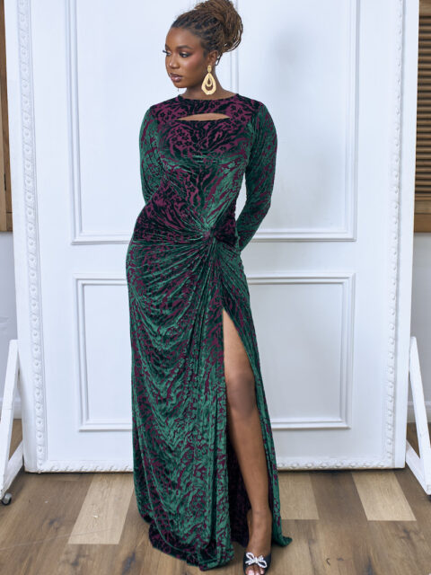 GODDESS DRESS IN GREEN