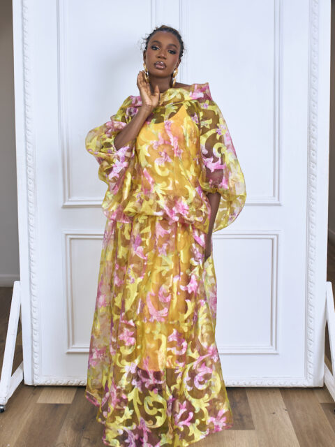 POMPEI DRESS IN YELLOW